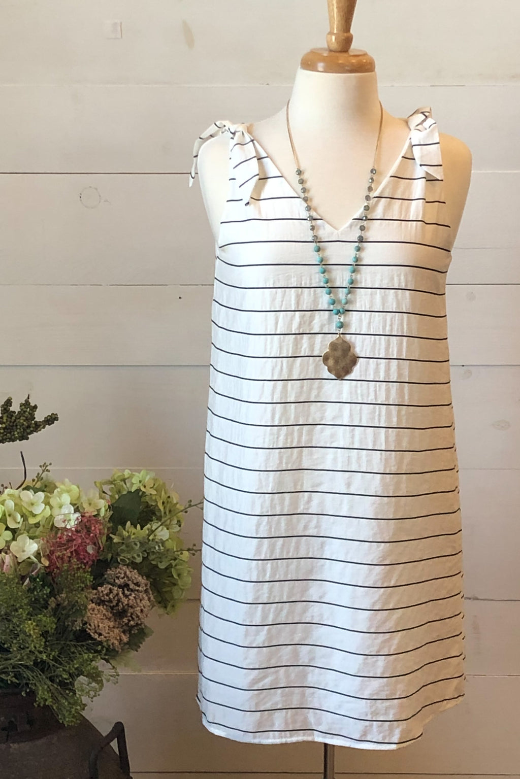 B&W Stripe Dress