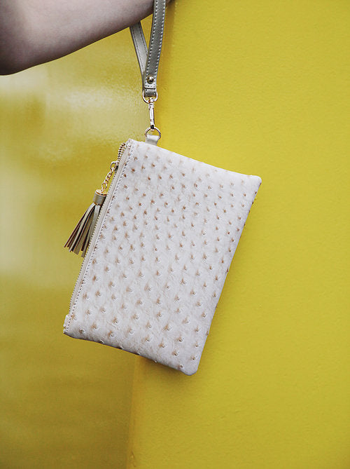 Tourist Wristlet - Winter White