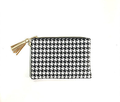 Tourist Wristlet - Houndstooth