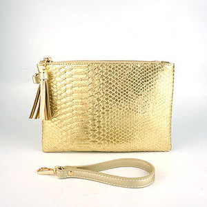 Tourist Wristlet - Gold